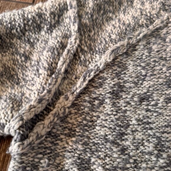 DKNY Jeans‎ Oversized Sweater Womens L Knit Chunky Boxy Pullover Marled Grunge - Picture 7 of 8